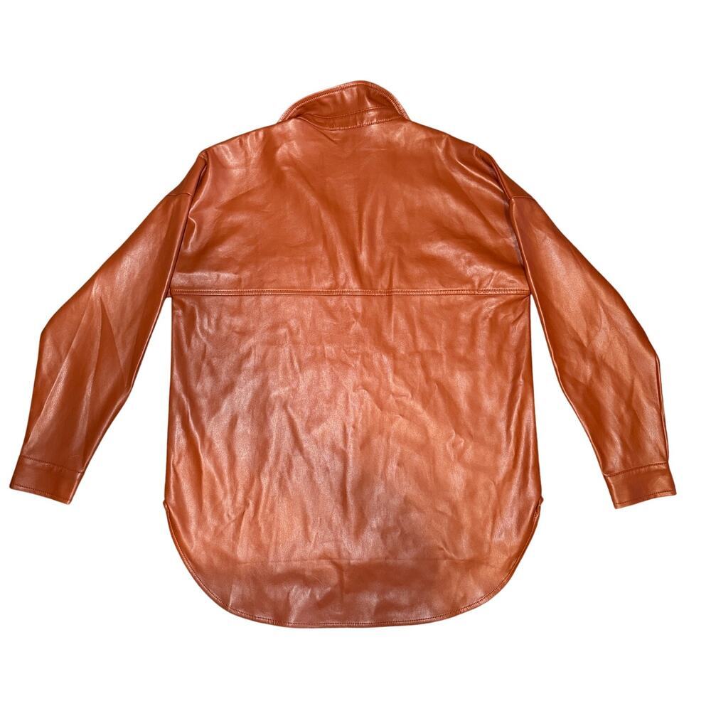 Altar'd State Womens Size S Shacket Casual Fleece Lined Brown Tan - Picture 4 of 7